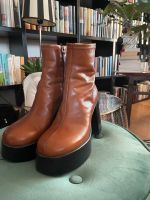 ZARA PREMIUM Plateau Boots | Leder Innenstadt - Köln Altstadt Vorschau