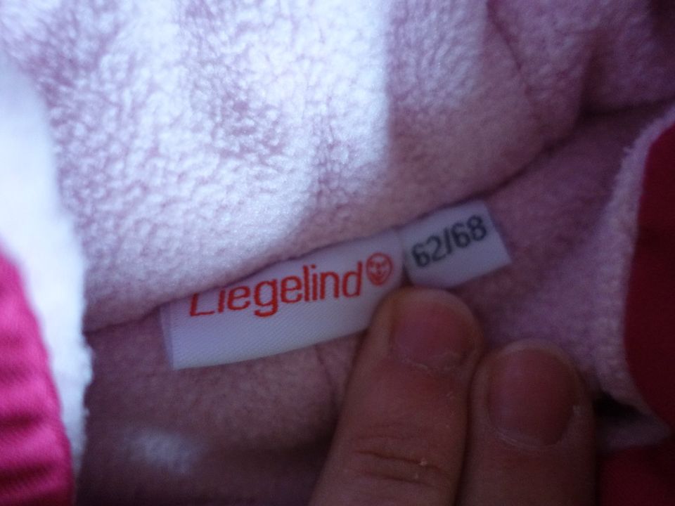 ⭐ LIEGELIND Overall / Winteranzug / Wagenanzug pink ⭐ Gr. 62 / 68 in Börtlingen