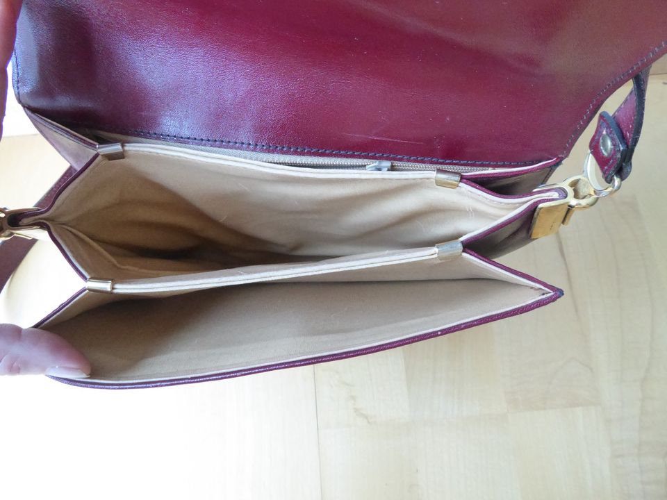 Damen Leder Handtasche, Vintage, sehr gut in Dortmund