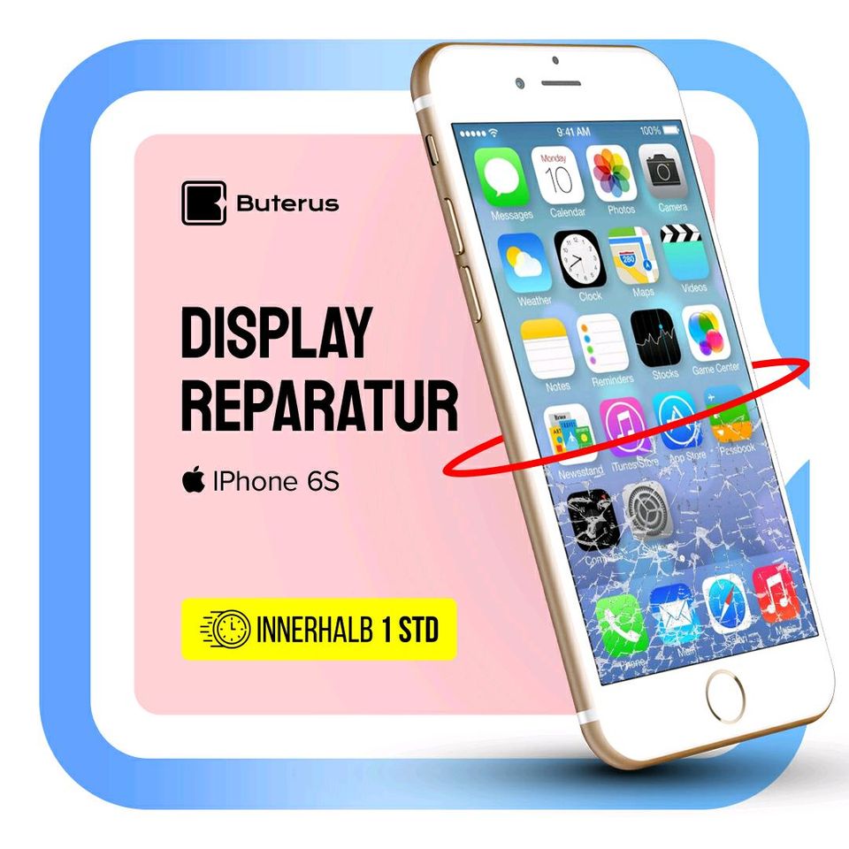Handy Reparatur iPhone 5 6 7 8 X Xr Xs Max 11 12 13 14 Pro Mini in Stuttgart