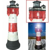 Solar Leuchtturm 2. Wahl 80 cm mit LED Roter Sand Beleuchtung Westerwaldkreis - Hahn am See Vorschau