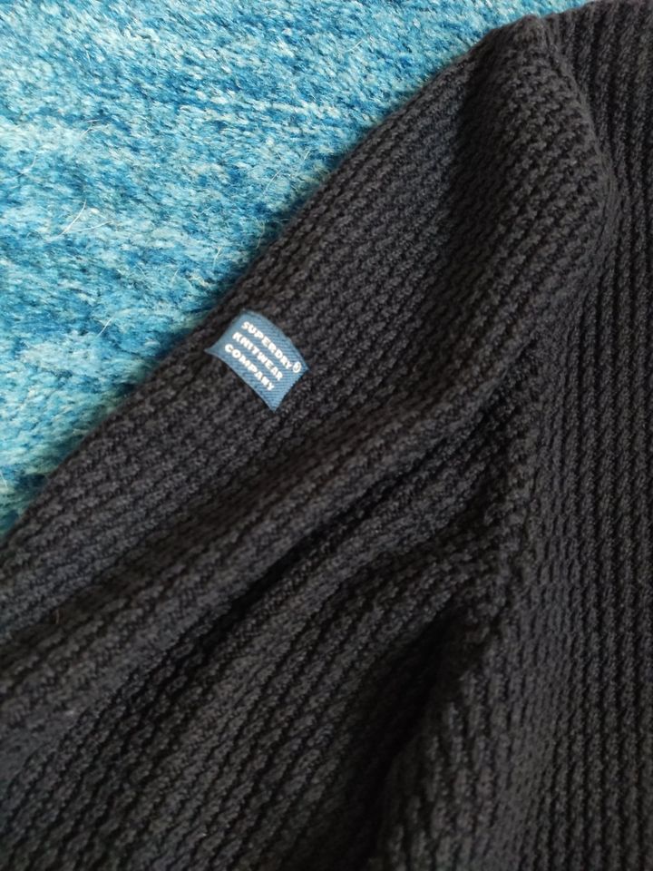 Superdry Herren Pullover mit Rundhalsausschnitt, blau in Bochum