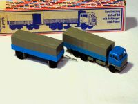 ESPEWE Volvo F88 Lastzug Plane, blau/grau, OVP, 1:87, H0, DDR Berlin - Charlottenburg Vorschau