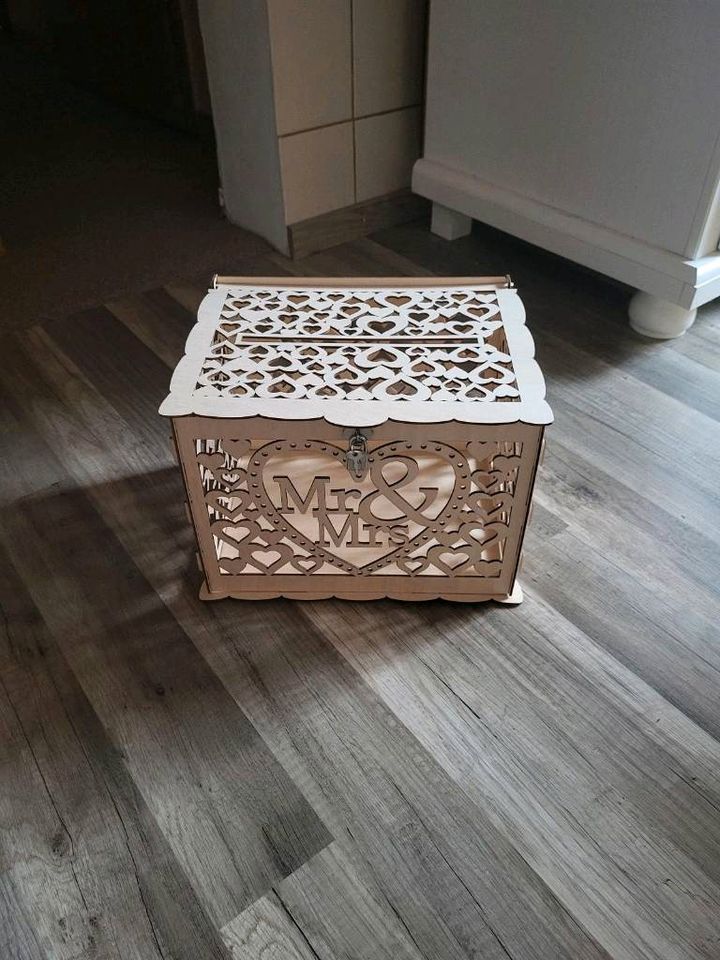 Kartenbox, Box für Karten/Umschläge, Hochzeit in Waltenhofen