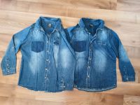 2x Jeans Hemd Gr. 128 * Versand ab 2,25€ Leipzig - Großzschocher Vorschau