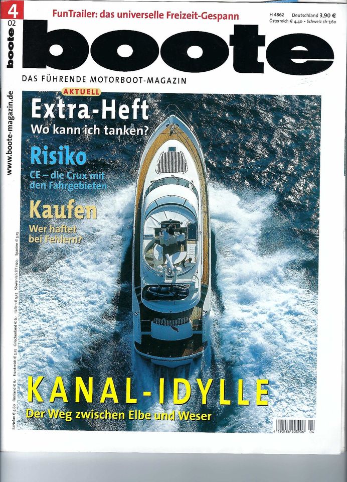 boote Motorboot-Magazin 11 Hefte 2002 in Roth
