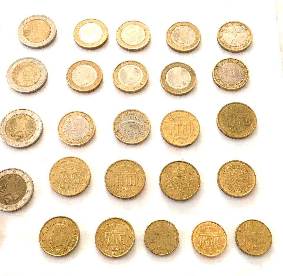 FEHLPRÄGUNG Verschiedene € EURO Münzen mit Fehlern in Riedlingen