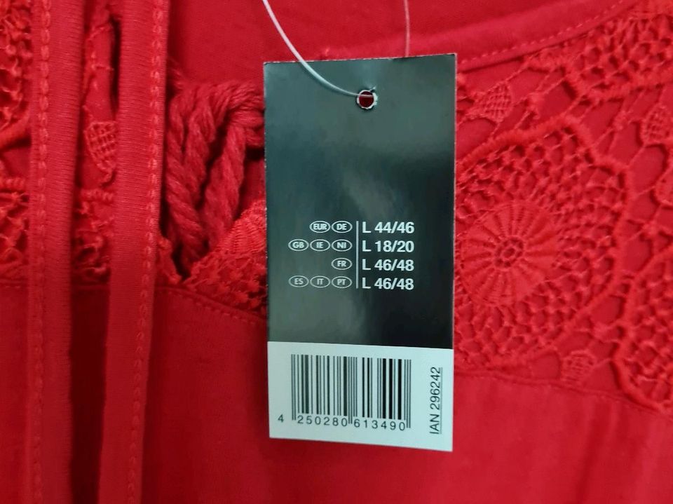 NEU mit Etikett Damen Maxi Kleid Rot L 44/46 in Neutraubling