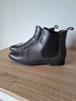 Chelsea Boots Grau echtes Leder Gr. 39 Hessen - Laubach Vorschau