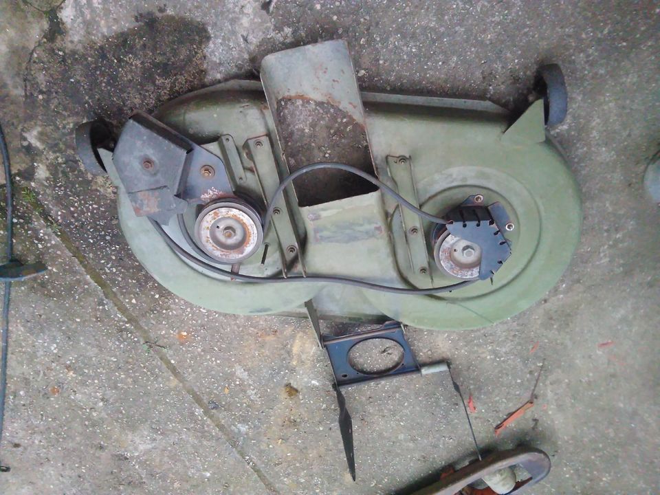 Kommunal Profi Doppel Mähwerk Aufsitzmäher Gutbrod John Deer in