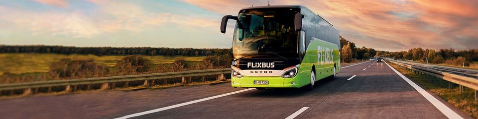 Gutscheine für Flixbus und Flixtrain in Dresden