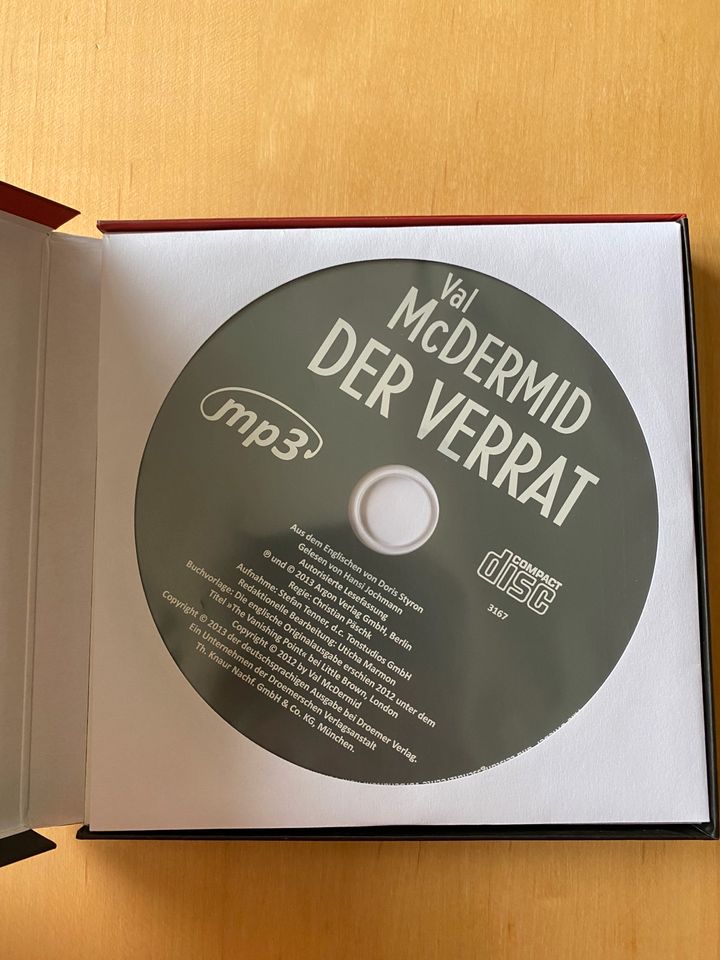 Hörbuch Val McDermid Der Verrat 1 MP3 CD in Hosenfeld