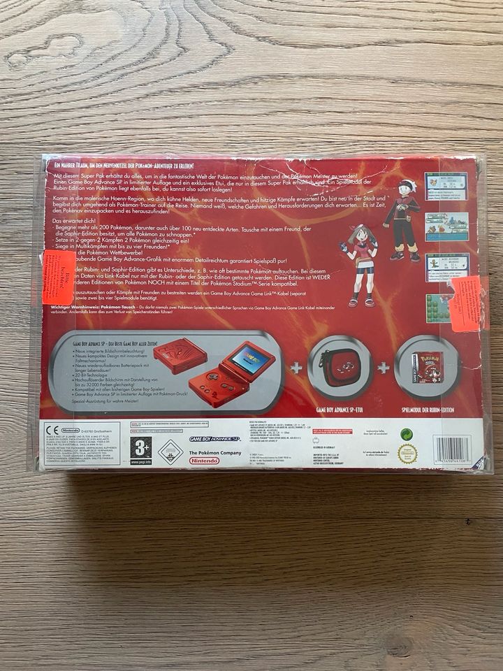 Pokemon Super Pak Rubin Edition limitierte Auflage in OVP & CiB in Auenwald