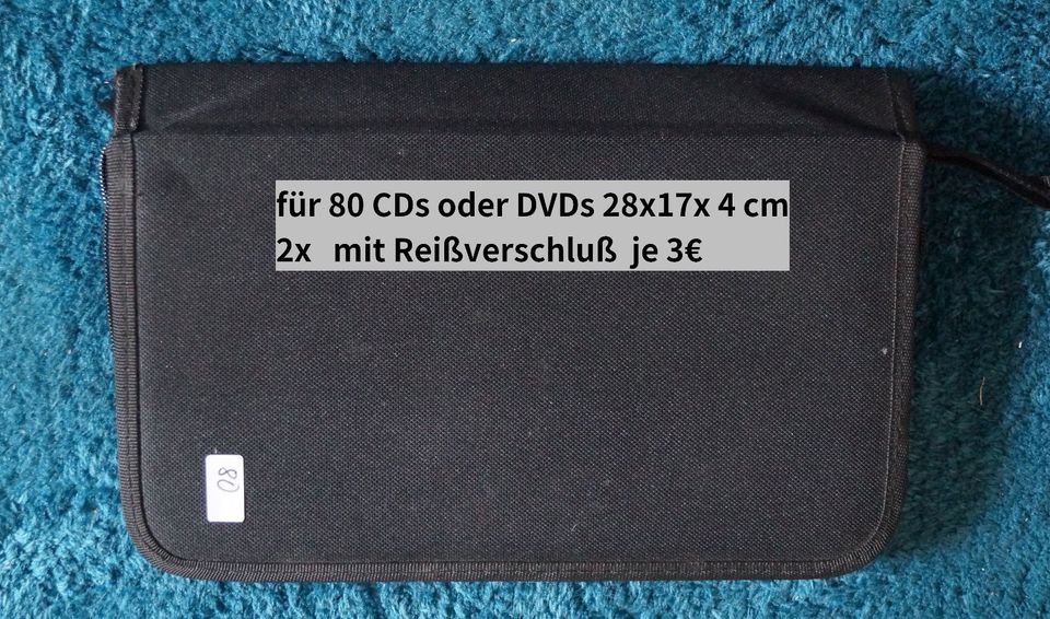 CD oder DVD Taschen - Aufbewahrungsbehälter- Case - Hama - OKANO in Zwiesel