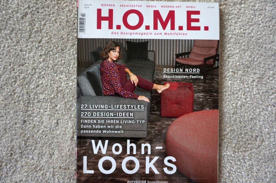 10x HOME Zeitschrift NEU Möbel Design Living Wohnen Bauhaus Deko in Triptis