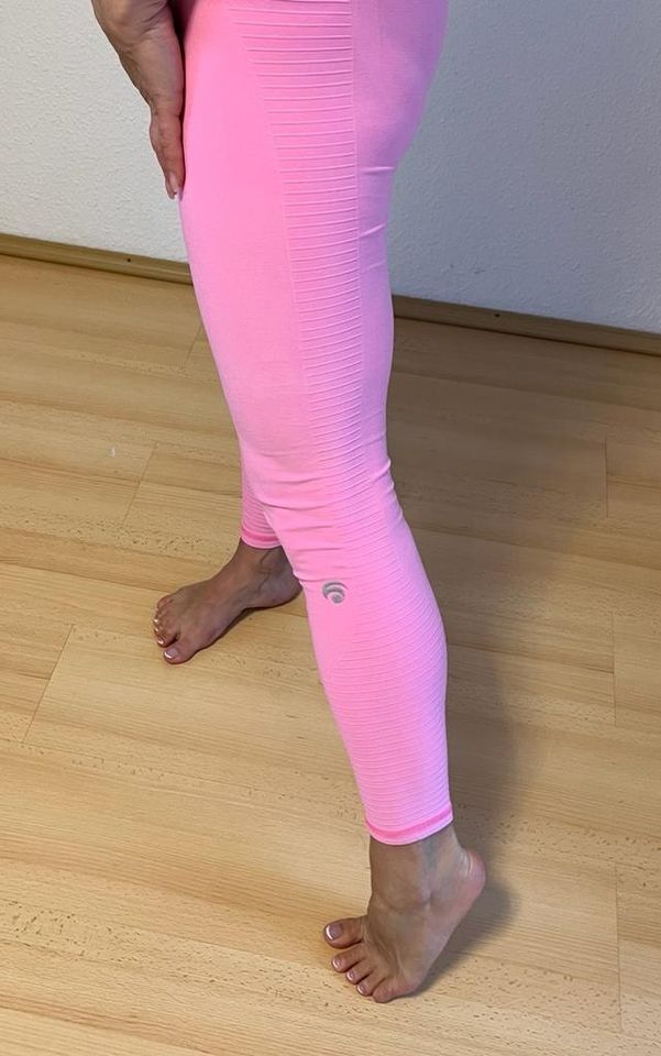 OCEANS APART LEGGINGS 38 m Rosa vintage sport y2k laufen rennen in Aichtal