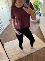 Sportshirt Top Puma Gr L Damen dunkelrot schwarz Brandenburg - Zehdenick Vorschau
