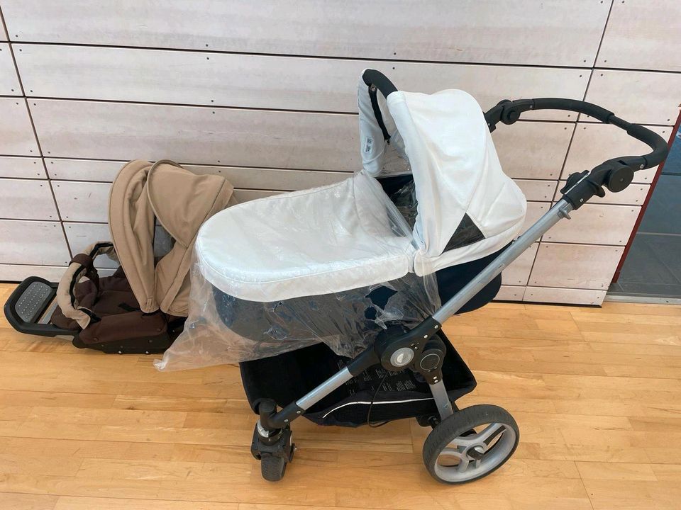 Kinderwagen Teutonia BeYou Babywanne & Sportwagenaufsatz in Frankfurt am Main