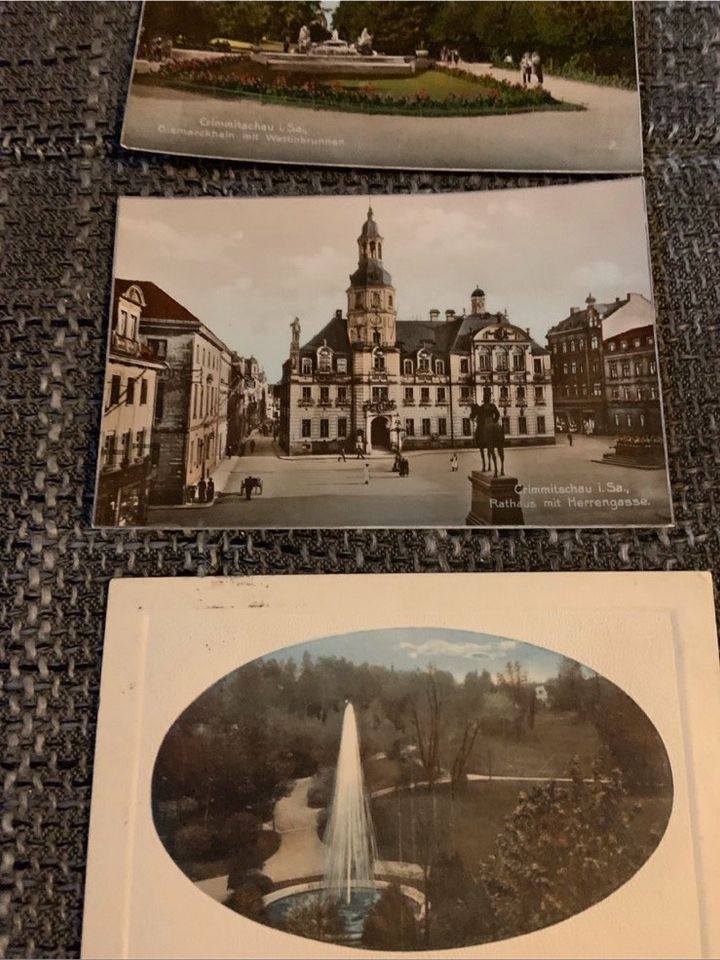 Alte Postkarten 50er Jahre - Bad Elster, Katzenstein, Dresden in Pockau