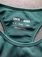 ASOS 4505 Longline -Sport- BH Dunkelgrün XS Bustier Hessen - Bad Hersfeld Vorschau