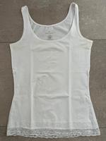Tom Tailor Stretch Top mit Spitze am Bund~weiß~S~WNeu Baden-Württemberg - Radolfzell am Bodensee Vorschau