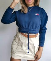 Tommy Hilfiger Sweatshirt Crop Pullover Hoodie Blau Hamburg - Altona Vorschau