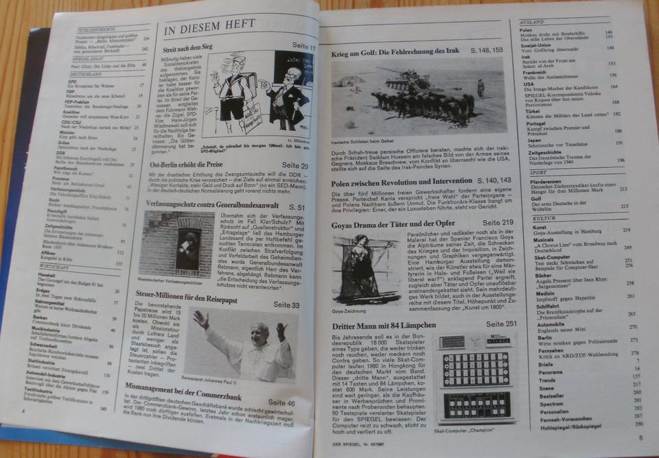 Zeitschrift Der Spiegel 1980, Nr. 42; Filmemacher Fassbinder in Dietfurt an der Altmühl