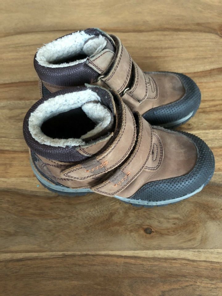 Next Winterschuhe halbhoch * Klett * braun * UK9 / 26,5 * robust! in Ratingen