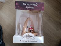 Weihnachts-Tischpyramide "Weihnachts-& Schneemann" für 3 Teelicht Hessen - Fuldatal Vorschau