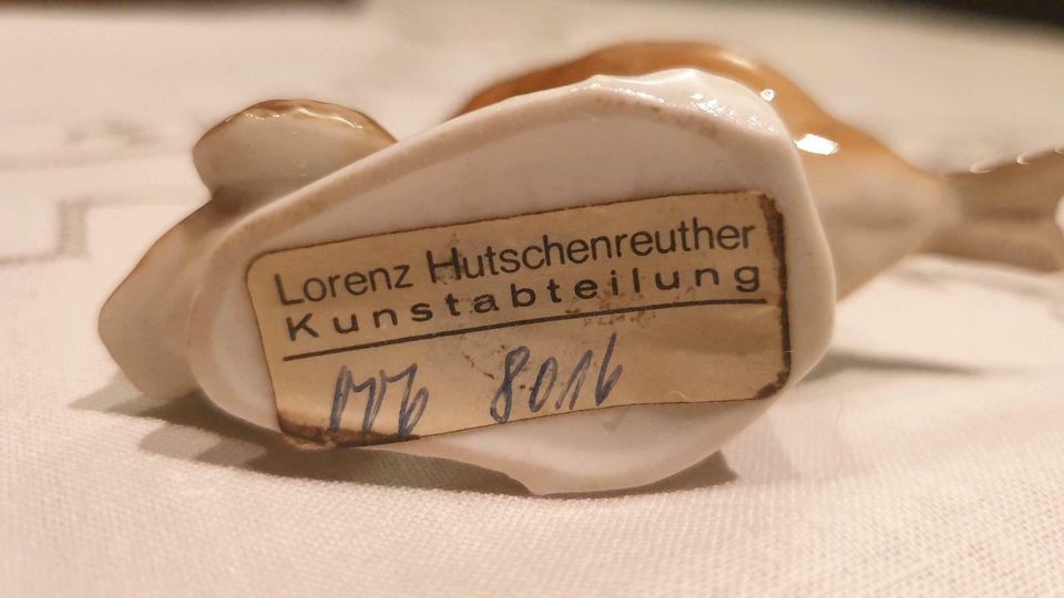 Hutschenreuther Porzellan Vögel, Mutter füttert Junges in Dortmund