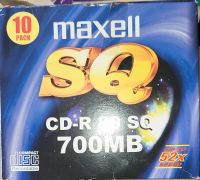 CD-R Maxell 80 SQ 700MB 10 Stück neu Bayern - Gilching Vorschau