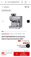 Gastroback Siebträger Kaffeemaschine Sage mit Milchaufschäumer Leipzig - Lindenthal Vorschau