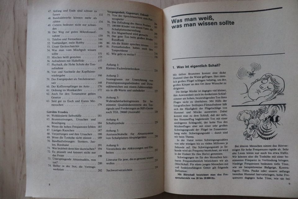 DDR „Das Buch vom guten Ton“ RFT Elektronik Musik Antiquariat in Salzwedel