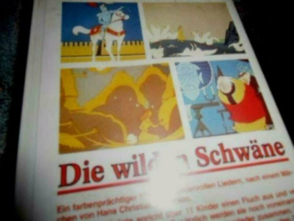 VHS Video -Trickfilm Die wilden Schwäne in Schmölln