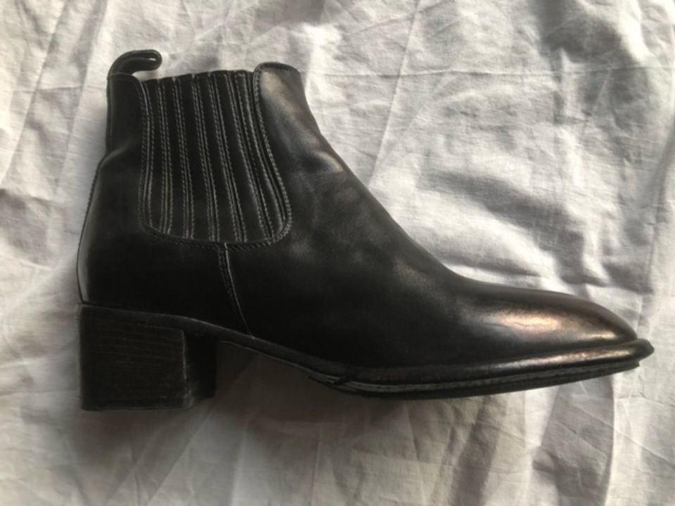 Stiefeletten schwarz, Gr. 40, Lemargo in Mönchengladbach