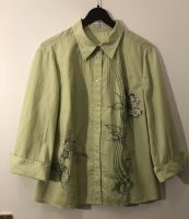 Bluse von Bonita Gr 44 in grün mit Blumen Motiven Nordrhein-Westfalen - Wesel Vorschau