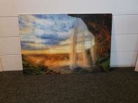 Glasbild Seljalandsfoss-Wasserfall Island 60x40 cm Niedersachsen - Oldendorf (Luhe) Vorschau