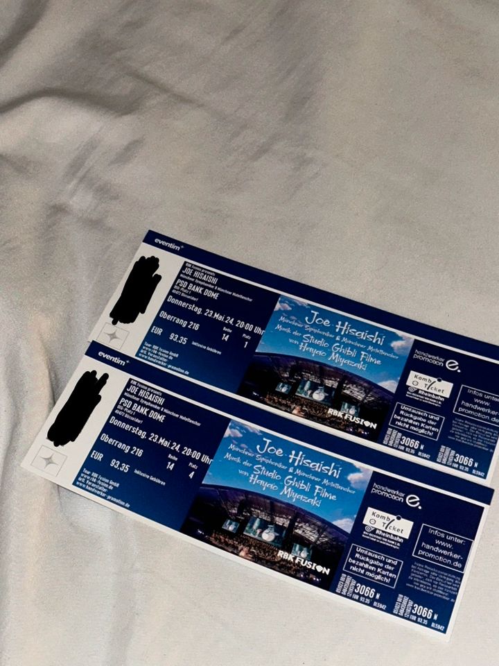 2x Joe Hisaishi Tickets Düsseldorf in Frankfurt am Main