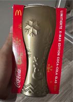 COCA-COLA MCDONALD GLAS (Gold Weihnachtsedition) Brandenburg - Hohen Neuendorf Vorschau