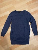 Neuwertiger Umstands-Strick-Long-Pullover in Größe 36/38 in blau Niedersachsen - Northeim Vorschau