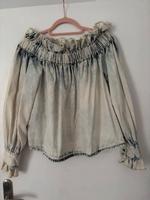 MSGM Milano Dekolleté Gummizug Bluse Jeans Berlin - Steglitz Vorschau