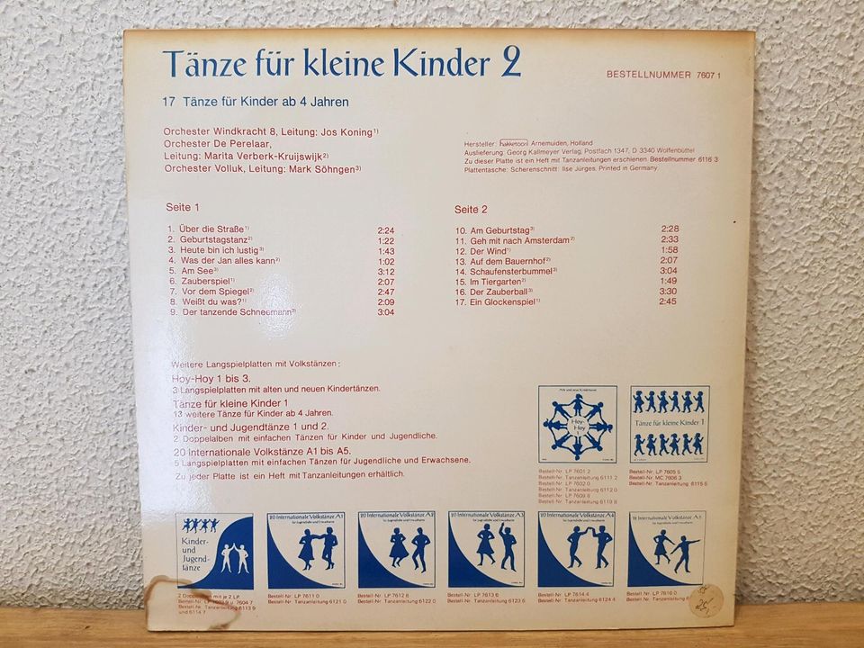 TÄNZE FÜR KINDER VINYL KINDERTÄNZE in Dortmund