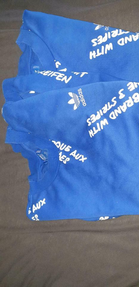 Adidas Sweatshirt, royalblau, neuwertig in Köln