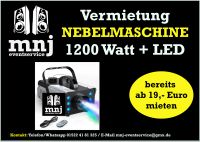 ☆☆ Nebelmaschine MIETEN Nebel Hazer Leihen Vermietung LED Hemelingen - Hastedt Vorschau