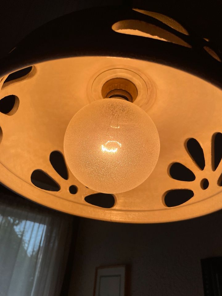 Lampe Küche Steingut Blumen Effekt Hängelampe in Karlstein