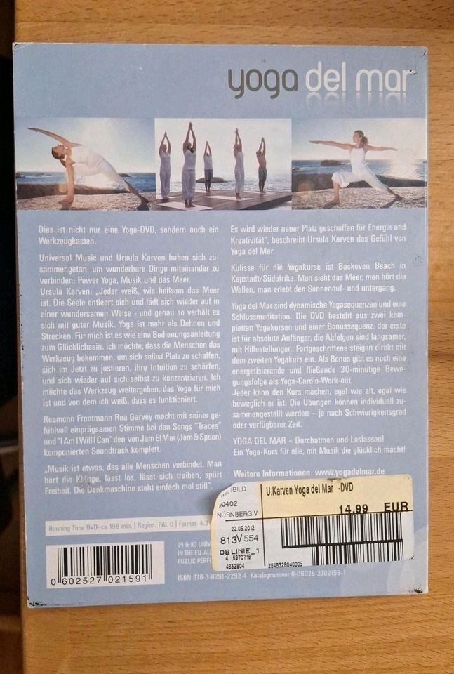 Yoga del mar Ursula Karve,  DVD, wie neu in Erlangen