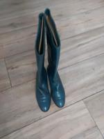 Verkaufe K+S echte Lederstiefel grün Gr 39/40 Bayern - Obernzell Vorschau