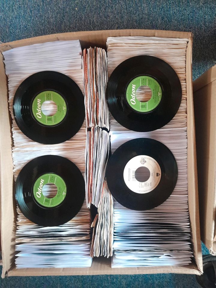 Single 7"Schallplattensammlung ca. 1500 Stück für Juke Boxen in Valley