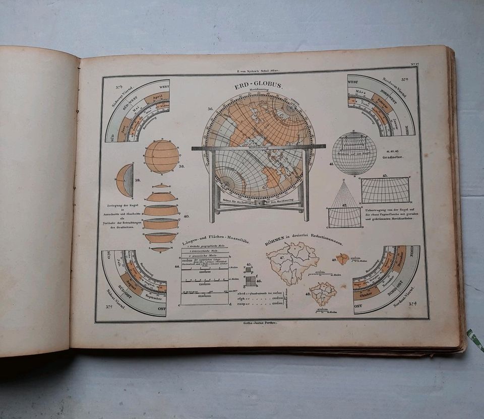 Sydow's Schul-Atlas 1865 in Singen