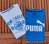 2x T-Shirt, Herren/Jungs, Gr. M, Puma + Tom Tailor Hessen - Steinau an der Straße Vorschau